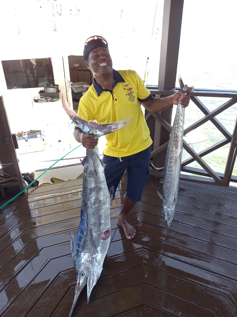 Wahoo caught aboard Vodka Shot
