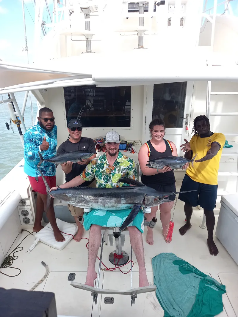 Blue marlin caught off Montego Bay