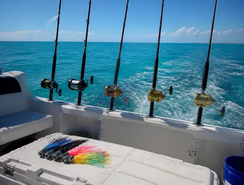 All Fishing Gear — included on every Vodka Shot fishing charter in Montego Bay, Jamaica